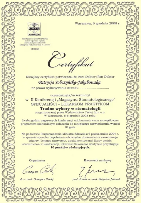 Trudne wybory w stomatologii