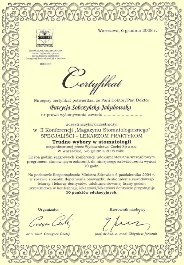Trudne wybory w stomatologii