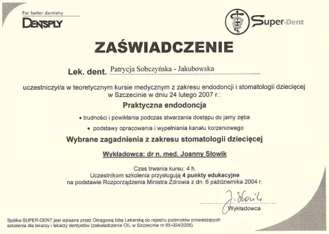 Praktyczna endodoncja