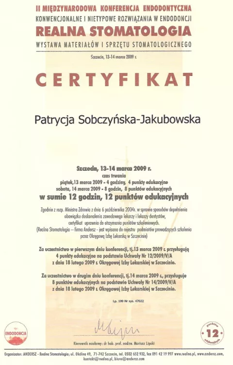 II Konferencja Endodontyczna