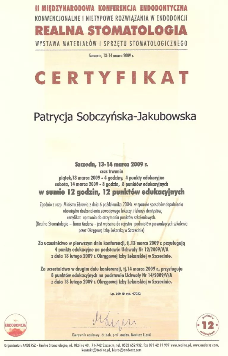 II Konferencja Endodontyczna
