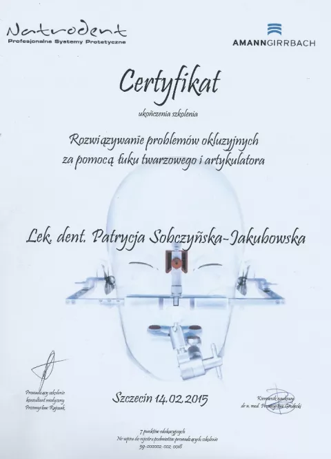 Rozwiązywanie problemów okluzyjnych za pomocą łuku twarzowego i artykulatora