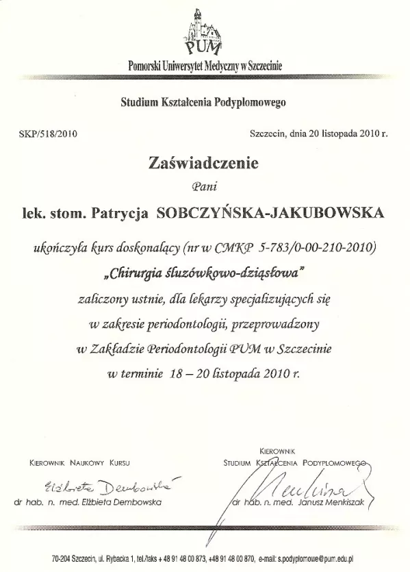 Chirurgia śluzówkowo-dziąsłowa