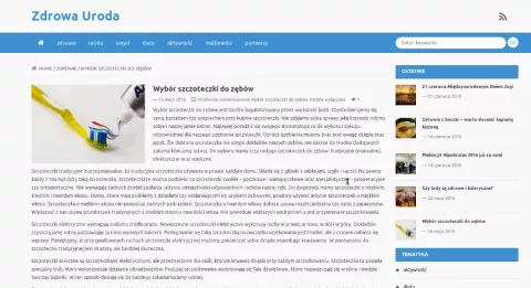 Wybieramy szczoteczki na portalu zdrowauroda.pl