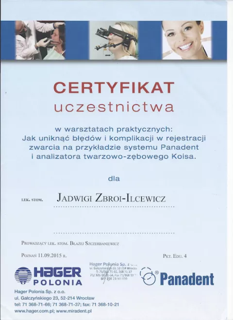 Unikanie błędów i komplikacji w rejestracji zwarcia na przykładzie systemu Panadent i analizatora twarzowo-zębowego Koisa