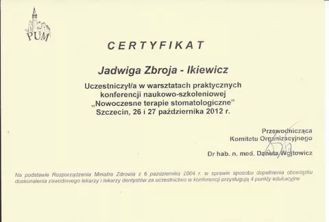Nowoczesne terapie stomatologiczne