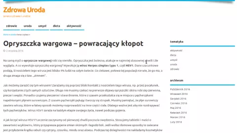 Wrześniowe wydanie portalu zdrowauroda.pl