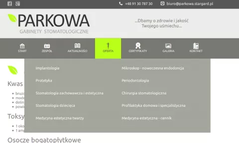 Zapraszamy do zakładki OFERTA 
