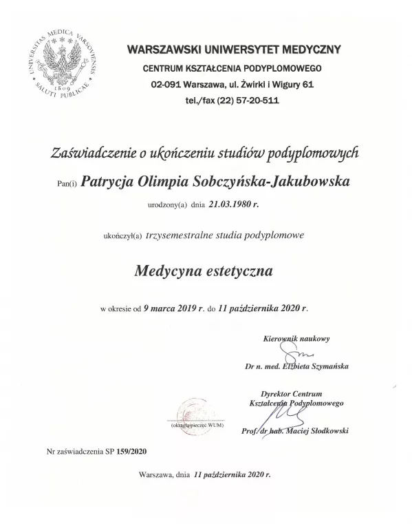 Medycyna Estetyczna Studia