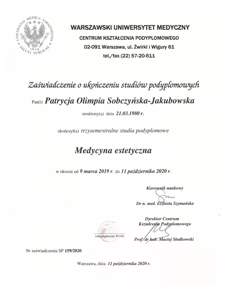 Medycyna Estetyczna Studia