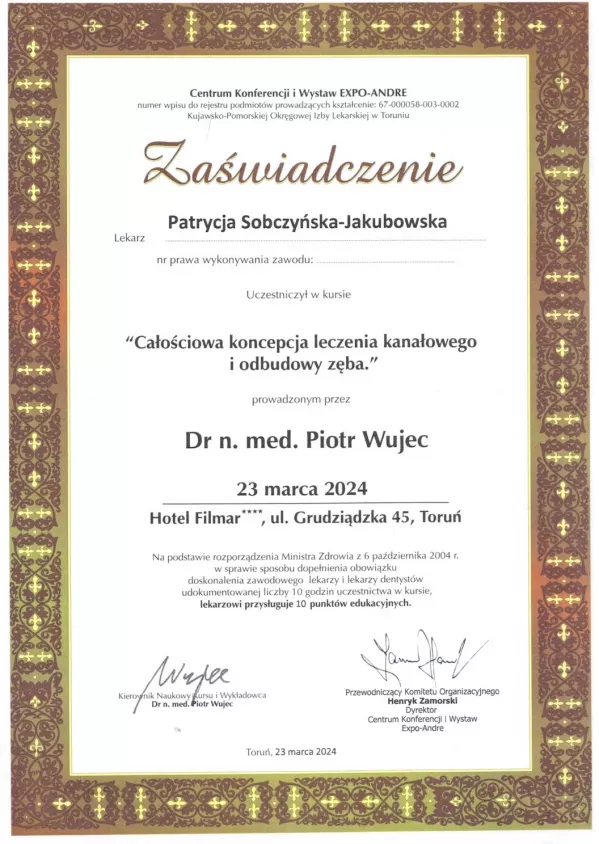Leczenie kanałowe 2024